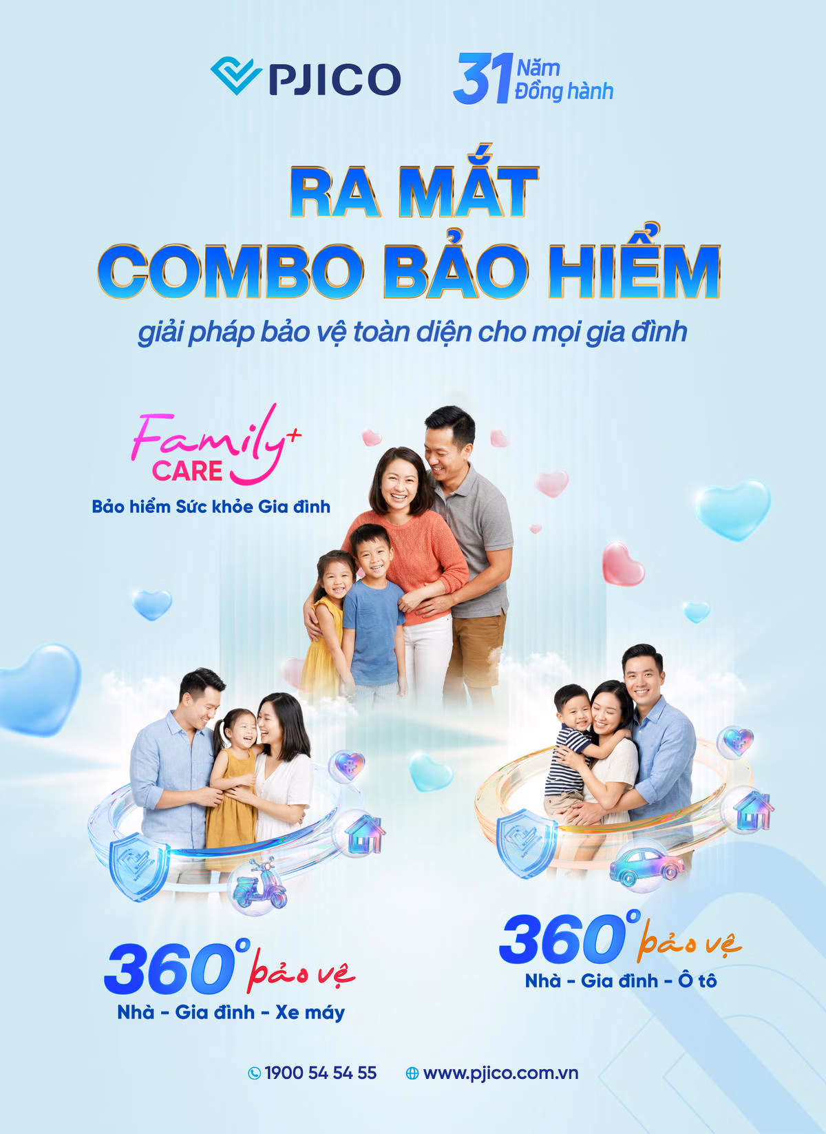 PJICO ra mắt combo bảo hiểm tích hợp cho cả gia đình